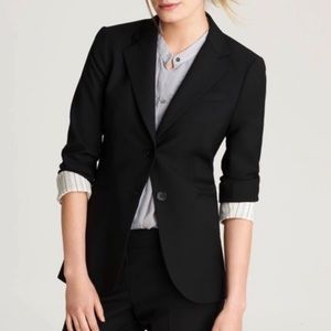 THEORY Black Wool Blazer Suit Jacket